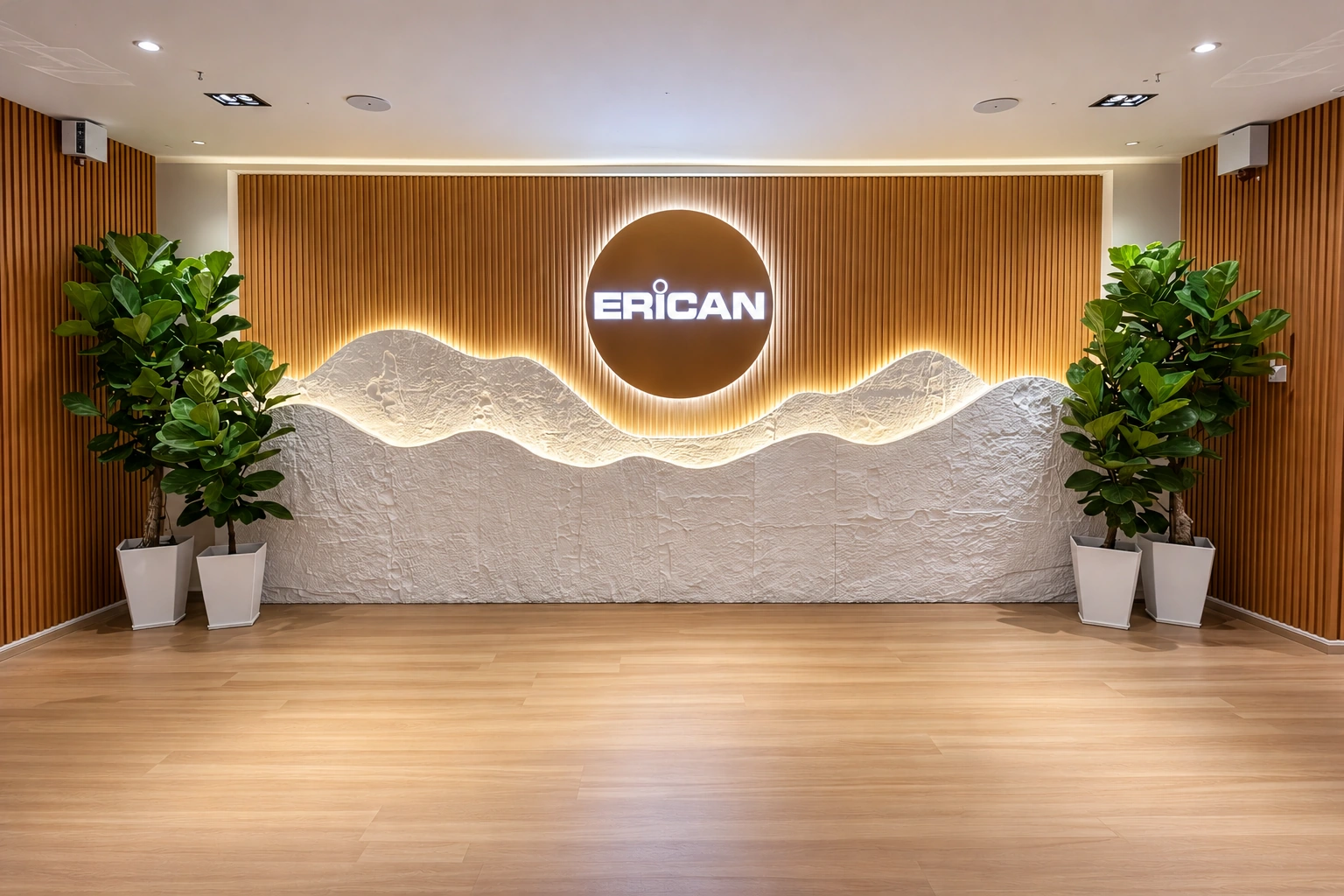 Erican signature wall at the campus