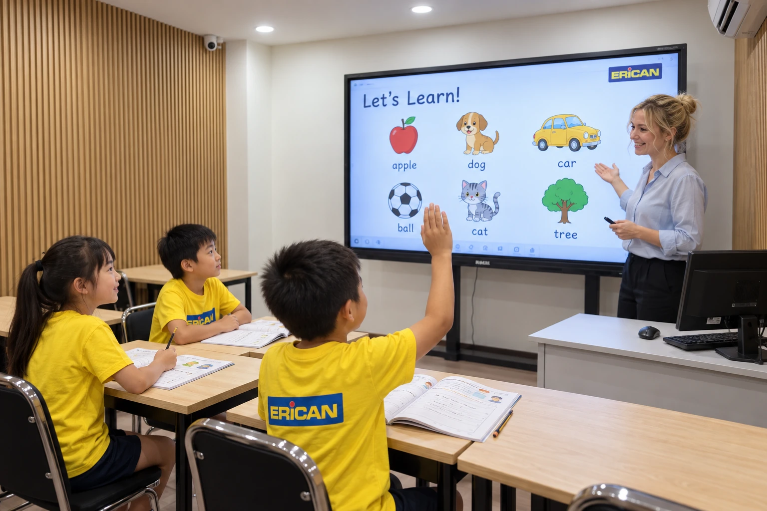 An English lesson at Erican
